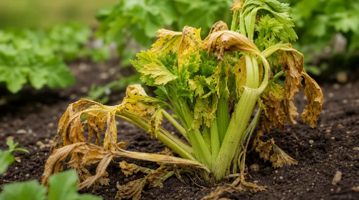 celery plant problems