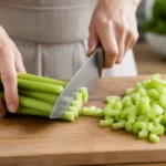 how to cut celery