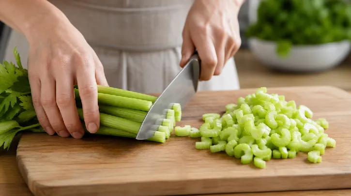 how to cut celery