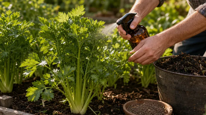 organic celery fertilizer