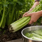 when to harvest celery