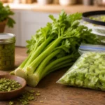 preserving garden celery