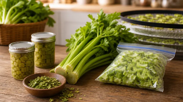 preserving garden celery
